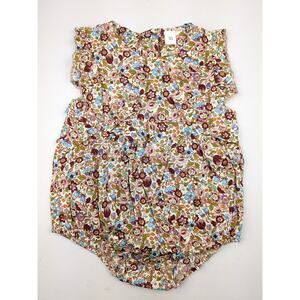 Fall Floral Romper 3-6 Months